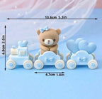 3 Pcs Bear Cake Toppers for Birthday Baby Shower Party Decorations Supplies Teddy Bear Cake Toppers