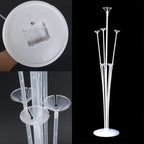 Light Up Balloon Stand Kit-2 Set Clear Balloon Stand for Table, Floor, Table Balloon Stand for Baby Shower Birthday Party Decor Wedding