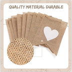 Engagement Party Decorations Engaged Banner Heart Burlap Rustic Bunting Garland LED Fairy Lights Battery Operated String Lights for Outdoor