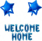 Welcome Home Baby Boy Decorations, Blue Baby Shower Balloons, Newborn Boy Banner, Hospital Room Decorations