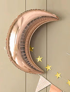 Rose Gold Moon Birthday Decorations Kit, Happy Birthday Banner With Confetti Balloons, Baby Birthday Party Decor, Baby Shower Balloon Set