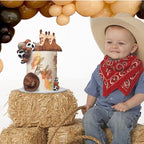23pcs Cowboy Cake Decorations Cowboy Hat Boot Cake Toppers Western Cowboy Birthday Baby Shower for Western Theme Party Favors Supplies