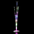 Light Up Balloon Stand Kit-2 Set Clear Balloon Stand for Table, Floor, Table Balloon Stand for Baby Shower Birthday Party Decor Wedding
