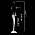 Light Up Balloon Stand Kit-2 Set Clear Balloon Stand for Table, Floor, Table Balloon Stand for Baby Shower Birthday Party Decor Wedding