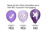 150pcs Purple Balloon Garland Kit with Butterfly Stickers Foil Balloon, White Macaron Metallic Purple Confetti Balloons Arch for Birthday