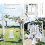 Wedding Arch Draping Fabric,4 Panels 28"x20ft White Wedding Arch Drapes for Ceremony Chiffon Fabric Drapes Arbor Drapery Wedding Arch