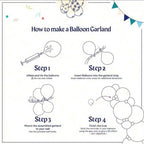 Purple White Balloon Garland Kit, Dark Purple Balloon Arch, Lavender White Party Balloons, Birthday Baby Shower Wedding Decor