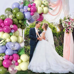 Pink Green Balloon Arch Kit, 114pcs Balloon Garland, Birthday Party Decorations, Boho Balloon Arch, Baby Shower Decor, Photo Backdrop