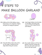 Dusty Pink Balloon Garland Double Stuffed Mauve Pink Balloons Pearl White Sand Balloon Arch Kit for Bridal Shower Birthday Wedding