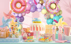 139pcs Pastel Donut Balloon Arch Garland Kit Sweet One Ice Cream Birthday Party Decorations Donut Grow Up Girl Baby Shower Party
