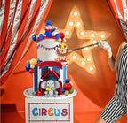 19PCS Circus Cake Decoration Circus Birthday Cake Decorations Balls Cake Picks for Carnival Birthday Party Supplies Circus Baby Shower Decor