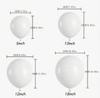 Orange White Balloon Garland Arch Kit 280pcs Orange Metallic Silver  Latex Balloons for Birthday Baby Shower Wedding Party Decorations