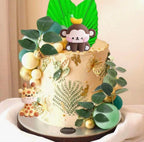Jungle Safari Animal Cake Toppers | Giraffe Monkey Set Cake Topper| Themed Birthday Baby Shower Cake | Wild One Birthday | 26pcs