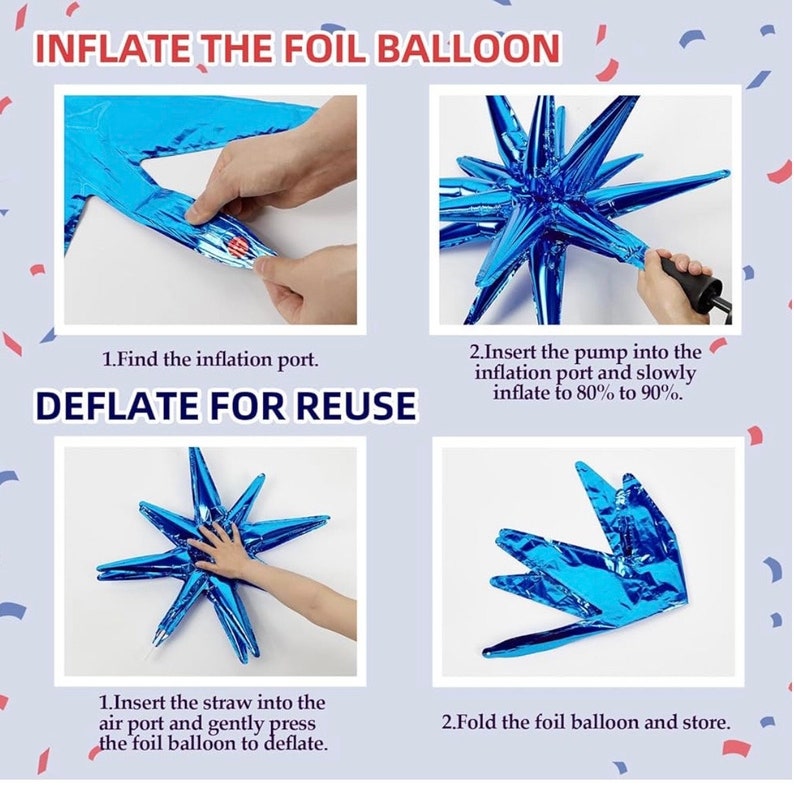Red White and Blue Balloons Garland Arch Kit, Red White Blue Confetti Latex Balloons for 4th of July Graduation Baseball Birthday  Party