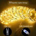 White Sheer Tulle Backdrop Curtain with Lights String- Wedding Backdrop Decorations for Reception Ceremony Home Party Photoshoot Background