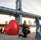 63 inch Red Heart Balloons,Giant Heart Shaped Love Balloons for Valentine's Day Wedding Engagement Anniversary Decorations