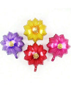 4 Pcs Beautiful Flower foil Balloons, 18" Sunflower Party Balloons for Wedding Party Decorations Summer Sunshine Birthday Party Supplies