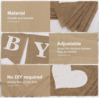 Welcome Baby Banner, Pre-Strung Burlap Welcome Baby Sign Banner Baby Shower Decoration Banner for Neutral Gender Reveal Party Baby Arrival