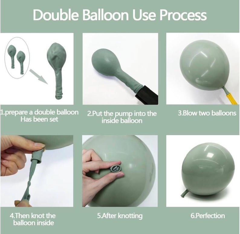 Dusty Green Pink Balloon Garland Double Stuffed Blush Pink Cream Balloon Retro Green Peach Balloon Arch Kit Sand White Balloons