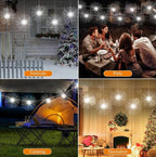 5 Pack 1000 LED Plug in Firework Lights Starburst Lights for Christmas Garden/Patio/Wedding/Party/Bedroom Outdoor or Indoor Decor,Waterproof