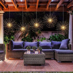 Firework Lights Waterproof Hanging, 200 LED Battery Operated Decorative String Lights Outdoor for Wedding, Party, Backyard, Patio Indoor