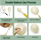 Emerald Green Gold Balloon Arch Double Stuffed Dusty Dark Green Pearl White Sand Balloon Garland Pastel Forest Green Latex Balloon Kit
