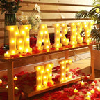 Marry Me Light up Letters Proposal Decorations Will You Marry Me Sign Rose Petals 24 LED Candles Romantic Night Light for Proposal Engagemen