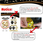 90th Birthday Decorations for Men Women, Black and Gold 90th Birthday Balloons Set Party Decorations with Happy 90th Birthday Decorations