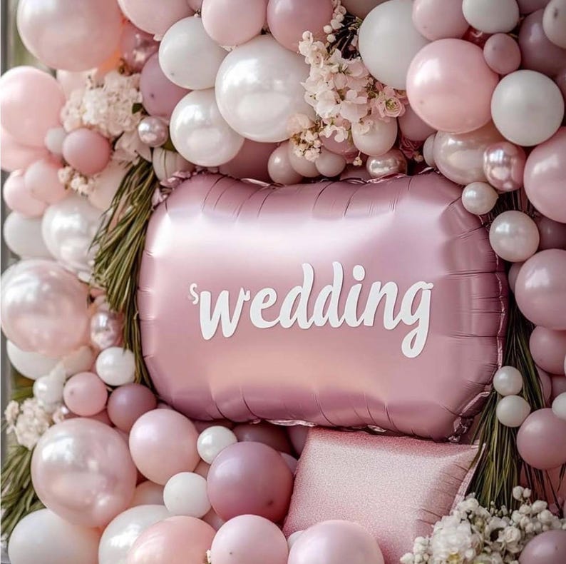 Pink and white Balloons Double Stuffed Pearl Balloon Garland Kit Light Pink Balloon Arch Latex Dusty Pink Balloon Garland for Baby Shower