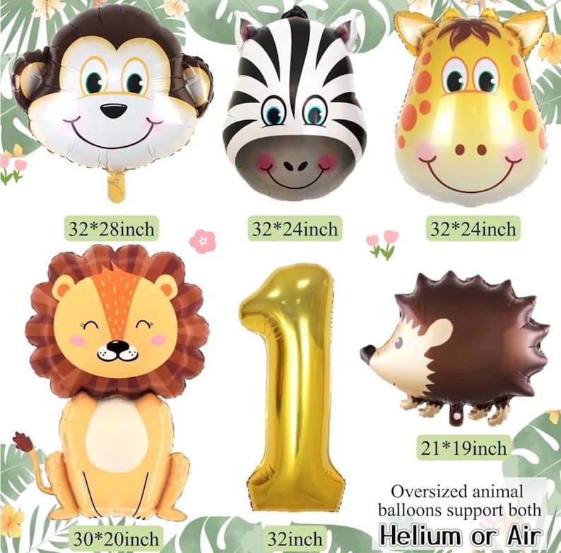 Wild One Birthday Decorations ,1st Birthday Decorations for Boy or Girl ,Photo Banner ,Balloon Box ,Balloons Garland ,High Chair Banner