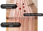 Blush Pink Valentines Table Runner Cheese Cloth Rustic Gauze Cheesecloth Table Runner 120 Inch 10 FT for Wedding Baby Shower Bridal Shower