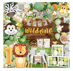Wild One Birthday Decorations ,1st Birthday Decorations for Boy or Girl ,Photo Banner ,Balloon Box ,Balloons Garland ,High Chair Banner