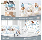 Cowboy Baby Shower Decorations Party Supplies for Boy, A Little Cowboy is on the Way Decorations, Western Baby Shower Decor, Cowboy Rodeo