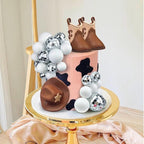 Cowboy Cake Decorations Cowboy Hat and Boot Cake Toppers Disco Ball Cake Topper Western Cowboy Cowgirl Birthday Baby Shower Party Favors