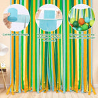 Dinosaur Birthday Party Decorations Supplies Happy Birthday Banner Crepe Paper Green Orange Blue Gold Dino Foil Balloons Garland Arch Kit