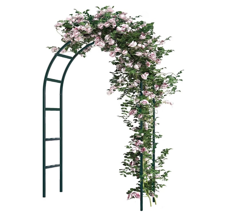 Metal Garden Arch, Wedding & Event Decoration, Garden Trellis for Climbing Plants, Assemble Freely 2 Sizes for Various Climbing Plant Roses