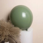 152PCS Sage Green Balloon Garland Arch Kit Green and Gold Balloon Garland Kit Retro Green and White Latex Balloons Set for Wedding Birthday
