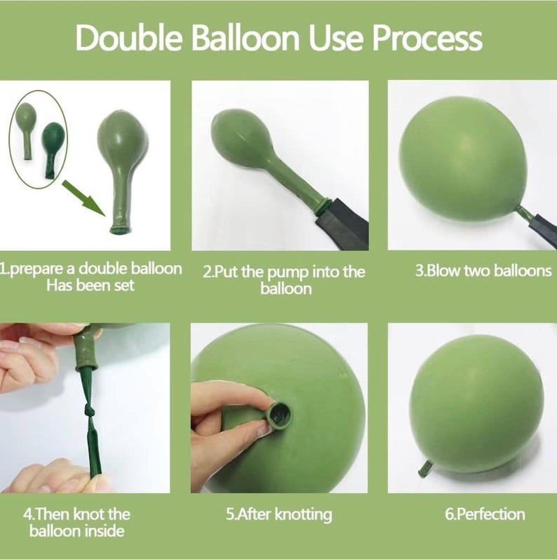 Dusty Blue Green Balloon Garland Arch Kit Avocado Green Balloons  Pastel Blue Balloons Kit For Jungle Safari Neutral Birthday Baby Shower