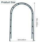 Metal Garden Arch, Wedding & Event Decoration, Garden Trellis for Climbing Plants, Assemble Freely 2 Sizes for Various Climbing Plant Roses