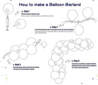 Mermaid Party Balloon Arch Kit, 154Pcs Green Purple Little Mermaid Party Decorations Balloon Garland, Under the Sea Summer Birthday Party