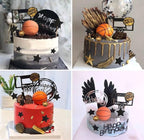 16 PCS Basketball Theme Cake Toppers, Cake Decoration for Boy birthday Party Decorations Supplies