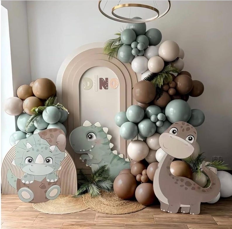 Dusty Green Nude Balloon Garland Double Stuffed Brown Blush White Sand Cream Neutral Balloon Arch Kit Sage Green Beige Balloons