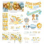 Here Comes the Son Baby Shower Decorations for Boy ,Boho Sun Baby Shower Party Supplies ,It's A Boy Gender Reveal Décor, You Are My Sunshine