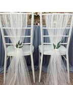White Pearl Spring Summer Table Runner Boho Rustic Tulle Lace Mothers Day Table Runner for Baby Shower Wedding Arch Decor Veil Dessert Table