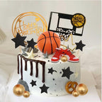 16 PCS Basketball Theme Cake Toppers, Cake Decoration for Boy birthday Party Decorations Supplies
