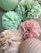 Bachelorette Decorations Pink Green- Bridal Shower Party Decor and Supplies Kit for Wedding With Foil Balloons Table Confetti Scatters