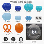 Under The Sea Balloon Garland Kit, Ocean Birthday Decorations, Sea Creature Balloon Arch, Nemo Party Decor, Fish Balloons, Baby Shower