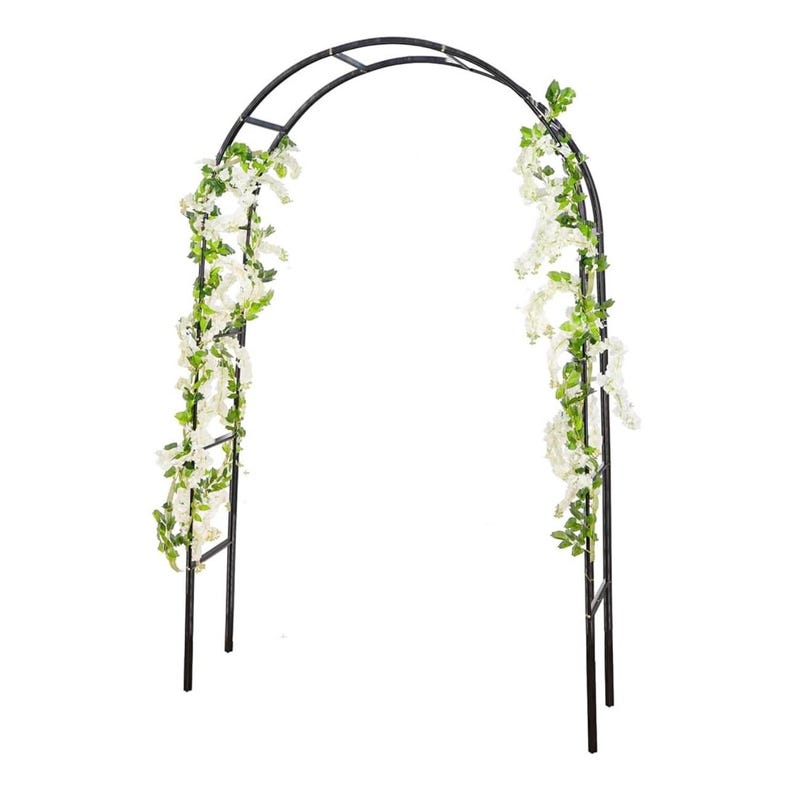 Metal Garden Arch, Wedding & Event Decoration, Garden Trellis for Climbing Plants, Assemble Freely 2 Sizes for Climbing Plant Bridal Party