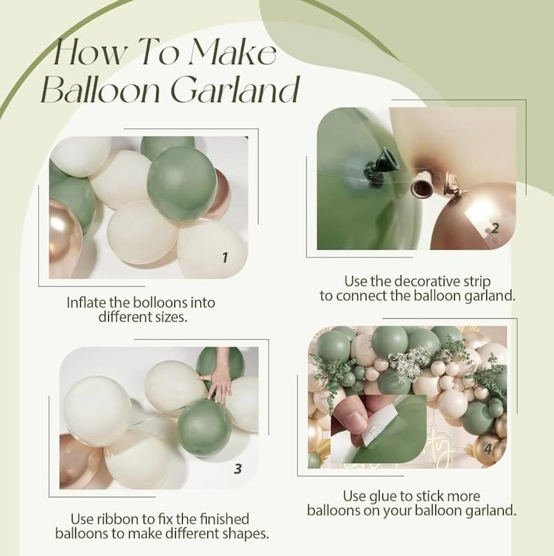 130Pcs Sage Green Gold Balloon Garland Arch Kit with Sage Green Sand White Gold Balloons for Baby Shower Bridal Shower Birthday Engagement