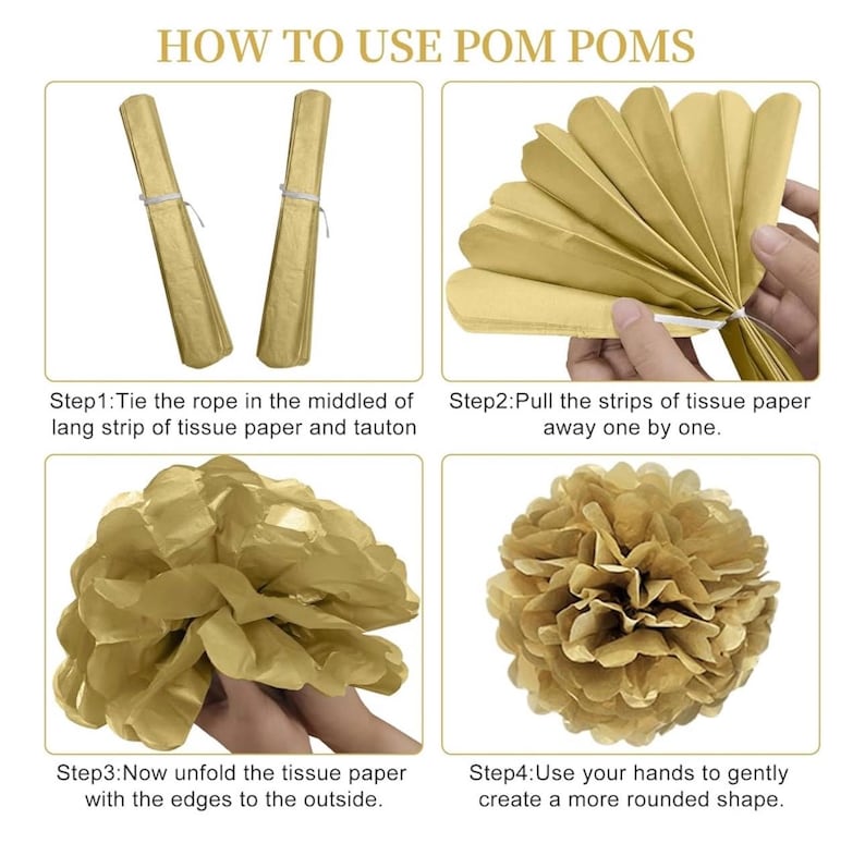 42PCS 90th Birthday Decoration Kit for Men Women, Black Gold Happy 90th Bday Banner Balloons Honeycomb Centerpiece Swirl Paper Pompoms Party